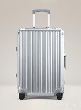 正品B行INYU铝框款李箱万向轮皮杆箱拉箱28箱旅行20登机箱子24寸