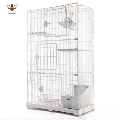 正品挪威森林欧版家猫别墅猫笼子超大自由空用笼双层三层室内猫咪