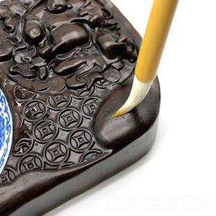 正品德学艺堂松竹书法毛笔中楷书文房四宝套装生初学书小法兼毫毛