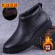 皮休高帮鞋 正品 加厚棉鞋 一男士 脚蹬头层闲牛皮 外贸真加绒保暖皮鞋