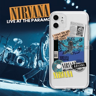 涅槃nirvana摇滚乐队全包手机壳华为小米OPPO红米realme三星vivo一加iQOO适用14苹果11iPhone17promaxs16xr15