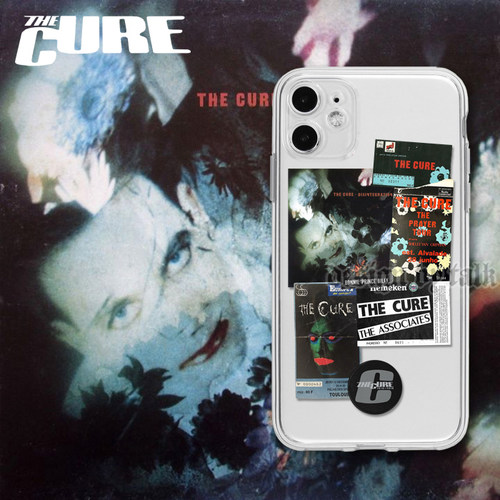 thecure乐队透明手机壳华为苹果