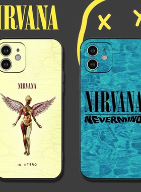 nirvana涅槃乐队柯本华为荣耀小米OPPO红米三星vivo一加iQOO硅胶手机壳适用14苹果13iPhone17promax15xr78p16