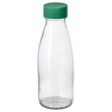 IKEA宜家 斯坝唐玻璃水瓶便携运动旅行玻璃水杯果汁杯子瓶子500ml
