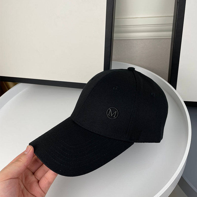 字母帽子女百搭黑色鸭舌帽夏季遮阳防晒太阳帽男运动棒球帽显脸小