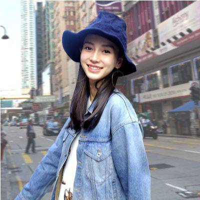 帽子女百搭显脸小网红明星同款渔夫帽夏季盆帽遮阳防晒太阳帽潮人