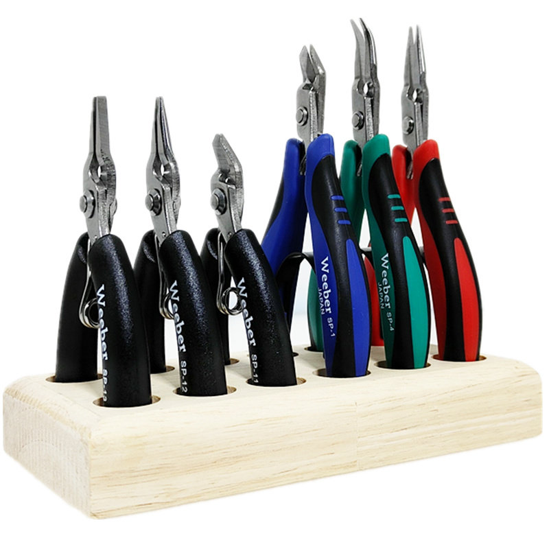 进口手工尖嘴钳4寸无牙珠宝首饰电子剪钳圆弯扁嘴钳子日本weeber