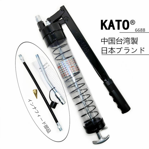 日本kato进口黄油枪透明600cc