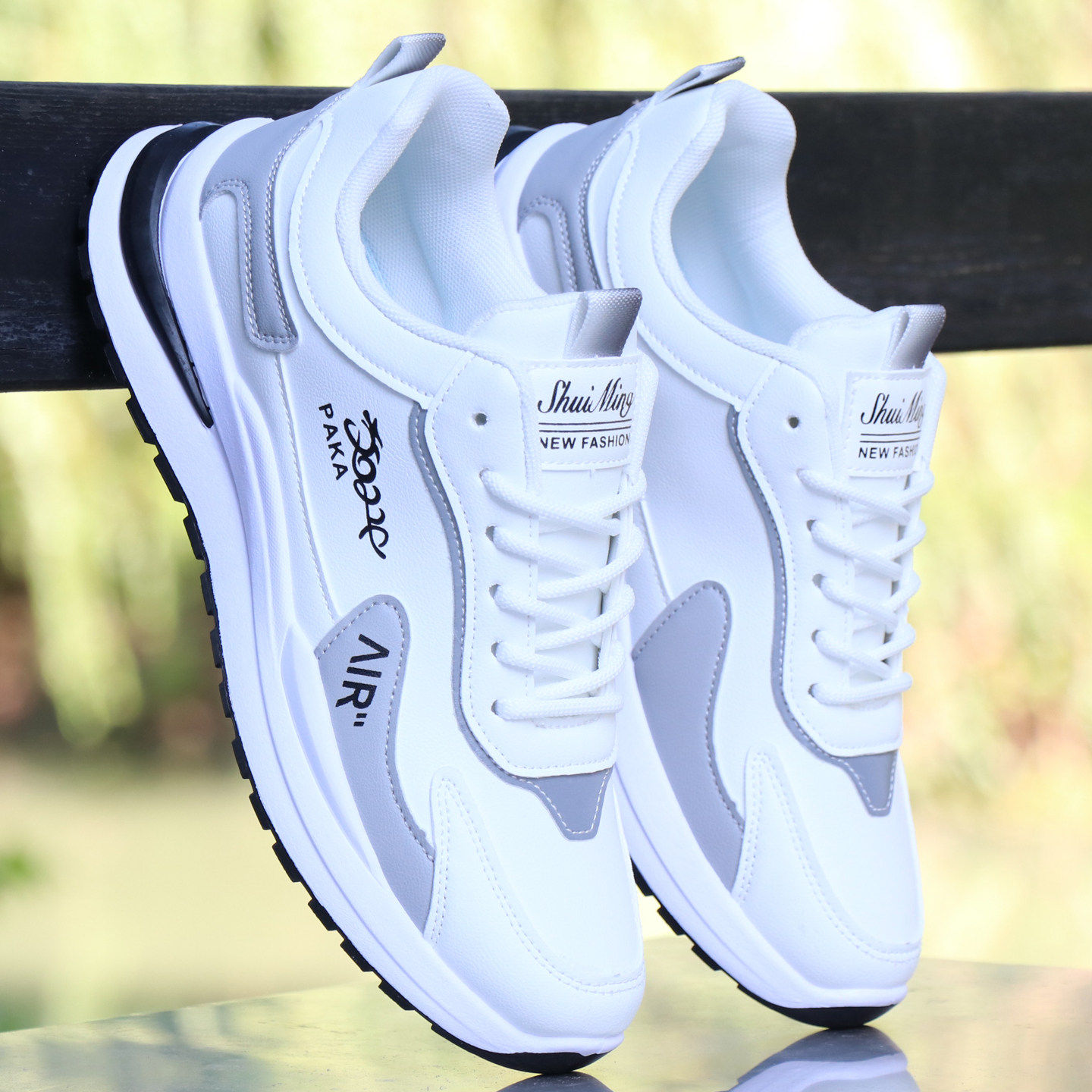 匹克企鹅男鞋皮面防水防滑2026秋冬款跑步鞋百搭运动休闲鞋学生鞋