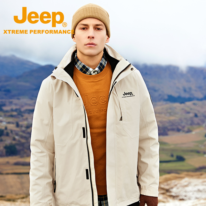JEEP吉普秋冬加绒外套
