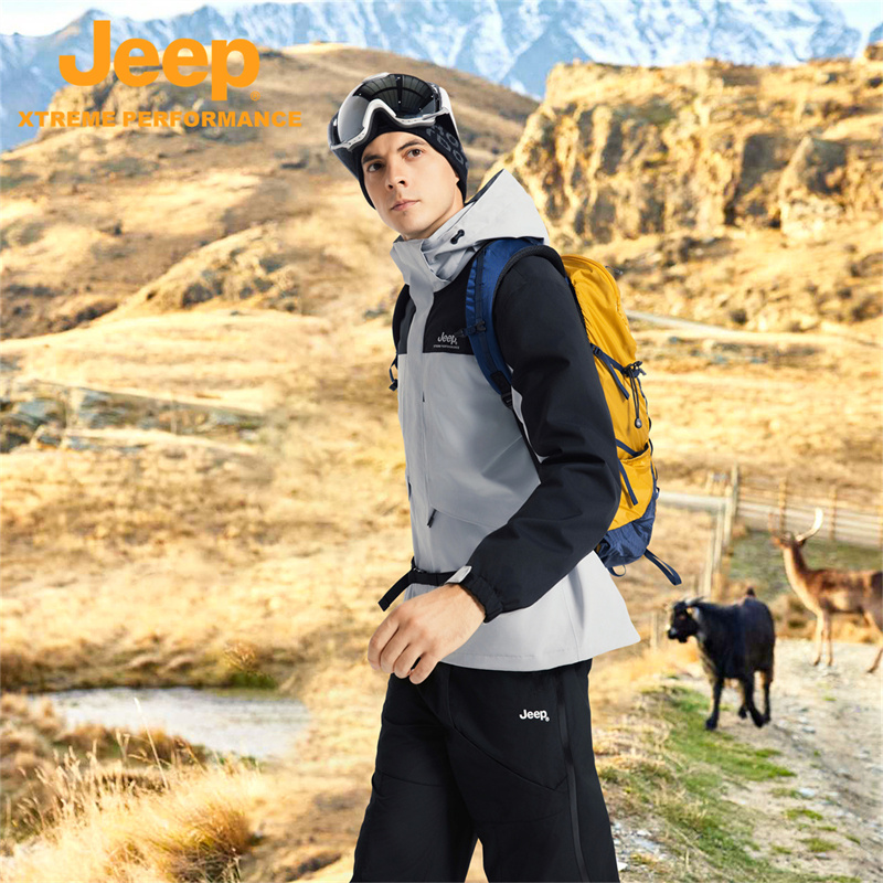 JEEP吉普2025年冲锋衣防风登山服