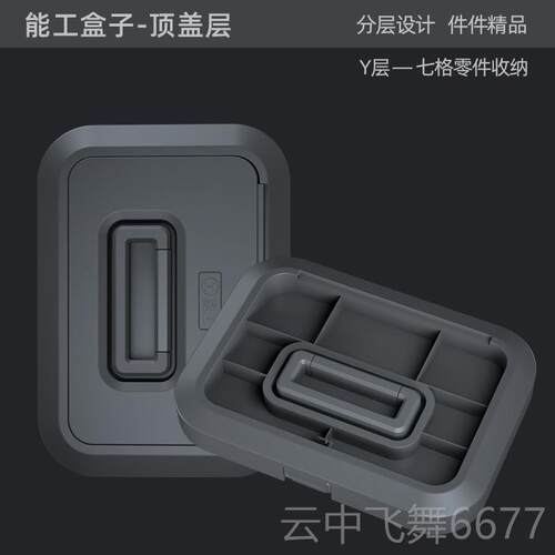 正品能工盒家用分层工具箱套装家工居多功能维修子具组五合大全金