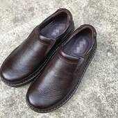 宽头皮鞋 正品 宽宽脚大休脚松鞋 男鞋 真皮牛皮皮厚底闲 加肥加大码