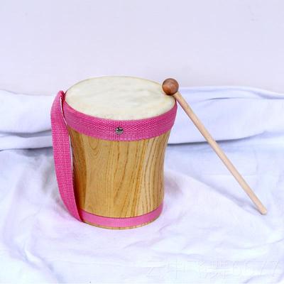 正品奥尔夫打乐器儿幼童手提鼓击羊皮手敲鼓儿园老鼓师用手拍儿童