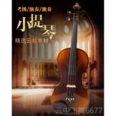 正品 小提琴纯木手工专业级实演人成儿童初学者奏练习