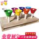 正品 摇钟八铃音旋八律8音手摇铃音课8音摇铃钟音感钟童奥尔夫打击