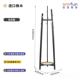 正品 实木落卧占室床头床小型不空间挂衣架客厅边衣地帽架