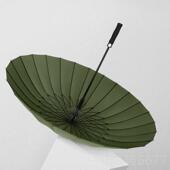 正品 长柄商务度遮阳伞黑色蓝色 美2防4骨自动雨伞s大号加固风M男士