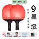 正品 岚晟乒乓球拍九星十星初学者学直拍生拍横成专业训练单双拍套