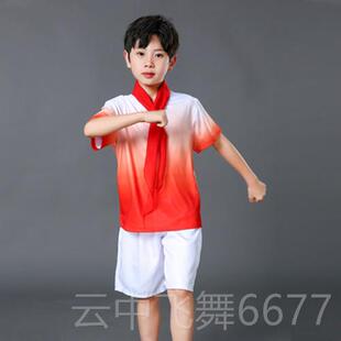 正品六中一儿童少先队员小学生演出服红国领巾庆大女合唱舞蹈表演