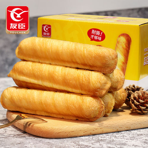友臣官方手撕面包棒法式早餐营养代餐食品糕点心休闲零食晚上整箱