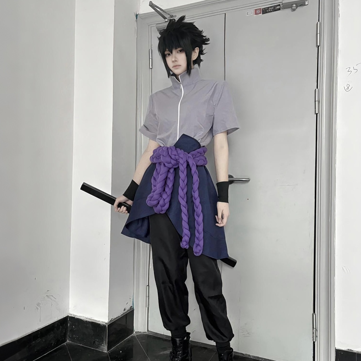 佐助cos服火影忍者疾风传宇智