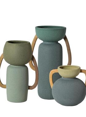 现代简约创意陶瓷花瓶摆件