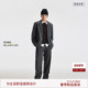 男套装 廓形感垫肩西服外套 2026春季 BODYDREAM深邃总裁灰西装 新品