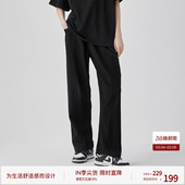 男新款 阔腿裤 微弹裤 宽松直筒裤 子运动裤 BODYDREAM结构拼接休闲裤