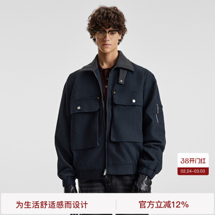 【复古回潮】BODYDREAM工装夹克灯芯绒休闲宽松男款翻领梭织外套