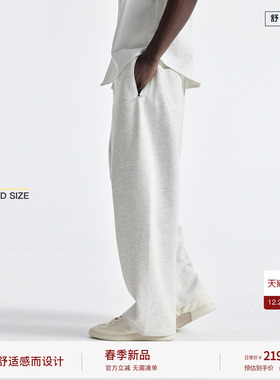BODYDREAM松弛ROW风卫裤男运动休闲裤直筒裤懒人通勤长裤2026新品