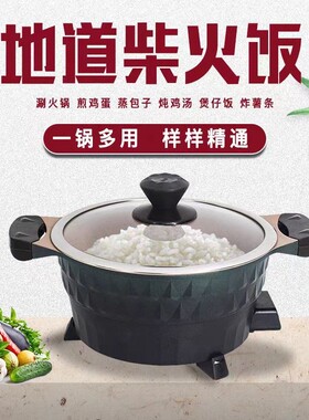 傻厨多功能电热锅电火锅锅巴饭粥