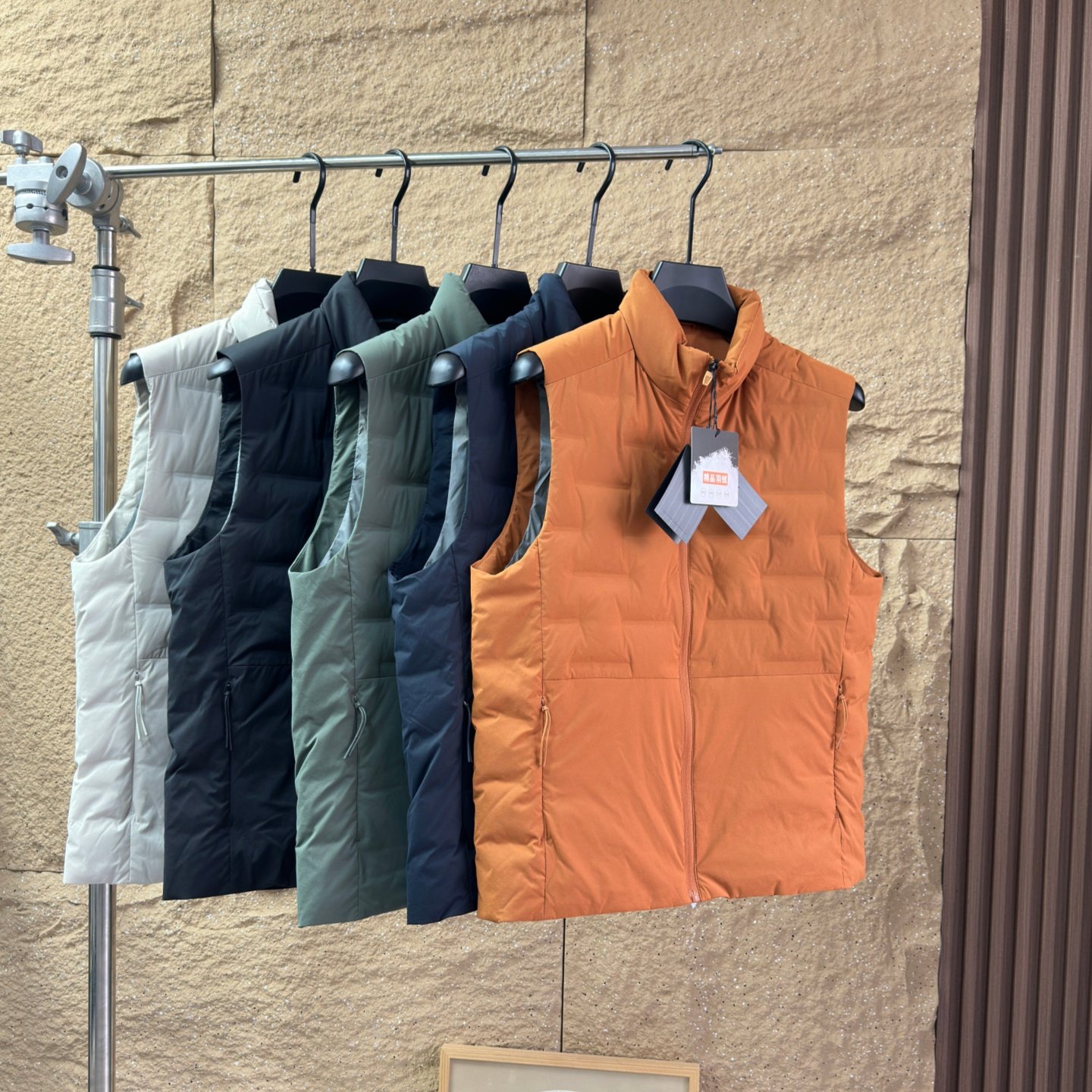 千元品质 轻量三防90绒压胶 秋冬男户外休闲立领羽绒马甲背心外套,男装,羽绒马甲,淘宝优惠券,粉丝福利购,淘宝优惠卷