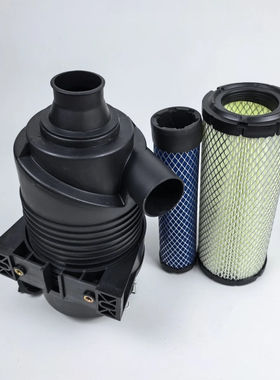 K1027空滤总成适用日立55小挖机空气滤芯总成50洋马55山河50钩机