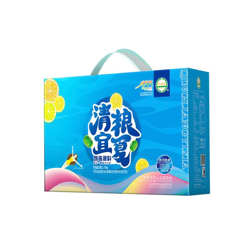 清粮宜夏清凉夏日杂粮礼盒绿豆冰糖荷叶茶金丝皇菊装厂家清凉组合