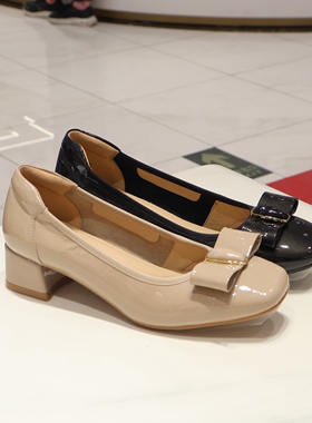 HS269305  HARSON哈森2026春款蝴蝶结浅口单鞋  商场新品