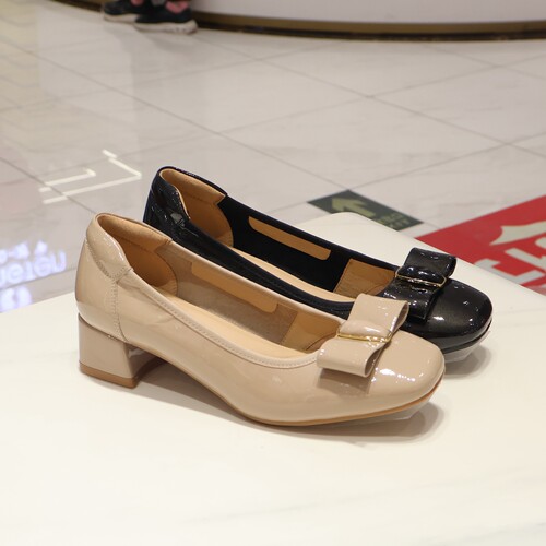 HS269305  HARSON哈森2026春款蝴蝶结浅口单鞋  商场新品