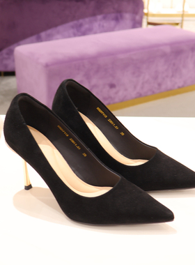 哈森女鞋 HS257113 HARSON2025年春款 细高跟时尚 商场新品