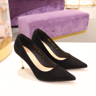 哈森女鞋 HS257113 HARSON2025年春款 细高跟时尚 商场新品