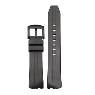 适用于汉密尔顿手表带纪念款橡胶带猫王80周年探险系列橡胶表带