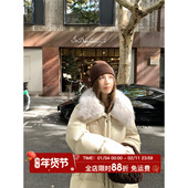 温婉气质冬季 MLS 雪国暖舱 女90白鸭绒保暖收腰抽绳中长羽绒服