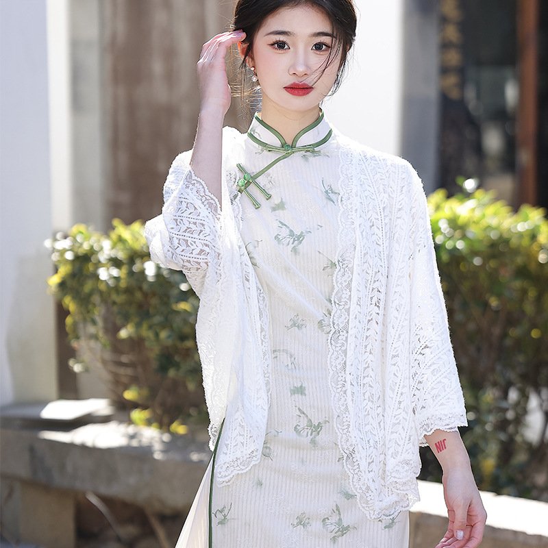 日本少女旗袍礼服小个子年轻款清冷夏季日常可穿新连衣裙