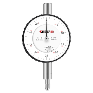 圣牌 百分表0-3-5-10mm 带钻防震 指示表 小校表头测头高精度量表