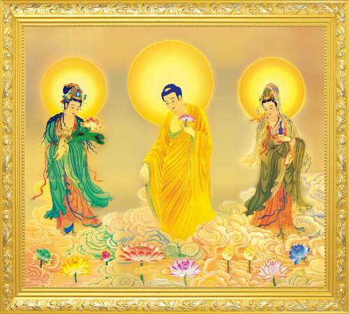 西方三圣画像价格 西方三圣画像图片 星期三