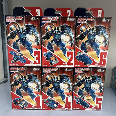 奇妙城市警察特警机甲6合一