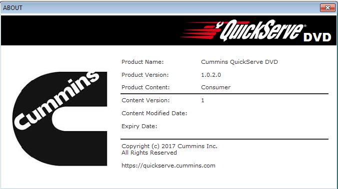 2017年新Cummins QuickServe康明斯发动机电子零配件目录维修资料