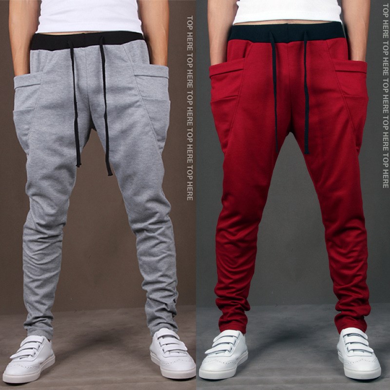2017 Men Sport Pants Fit Sports Harem Pants Bag Jogging PANT在类目 男装, 休闲裤中 - 来自Buy2taobao.com提供专业的淘宝代购服务