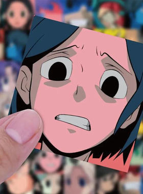 50张潮流贴纸日本动漫AOKIZY潮牌手账贴纸水杯电脑爆款贴纸防水贴