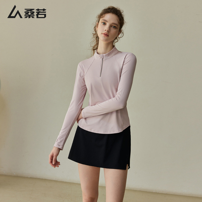 女2024秋季新款修身显瘦运动上衣