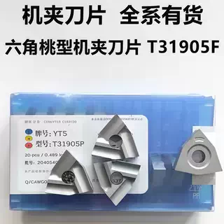 株洲硬质合金机夹刀头刀片正反 T31905F YT15 YT5 YW2 YG8 T3K19 - 实物图